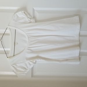 *4/$34* Ann Taylor Loft white scoopneck tee SP